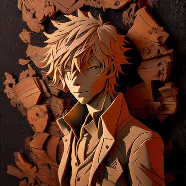 3D модель Сора Амамія з Bungo Stray Dogs (STL)